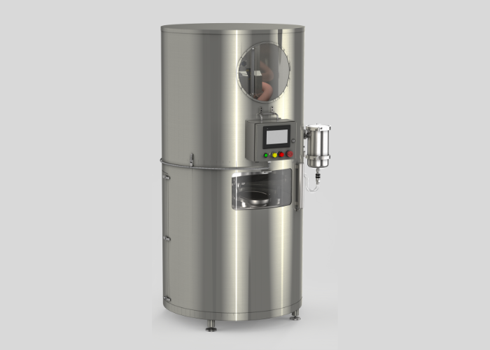 Bioethanol distillation assembly with vessel, piping, and operator controls